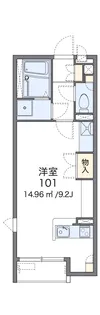 レオネクストルルド【2階】の間取り