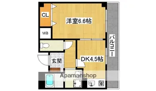 メルヴェール【4階】の間取り