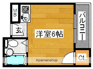 ロイヤルハイツ高石【2階】の間取り