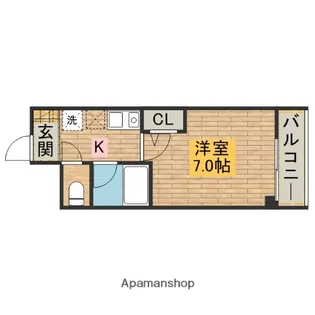 ロイヤルイトウ【3階】の間取り