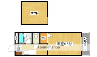 アルファードーム【3階】の間取り