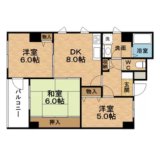 ロベリア弐番館【504号室】の間取り