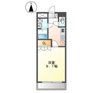 ラ・メゾン【2階】の間取り