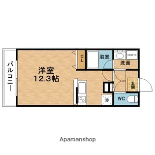アルグラッド鷺洲公園【2階】の間取り