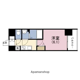 プレサンス大阪福島レシェンテ【9階】の間取り