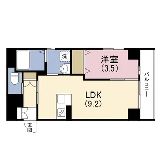 ボヌーリア【301号室号室】の間取り