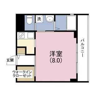 レジュールアッシュ梅田WEST【11階】の間取り