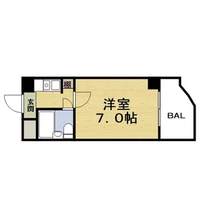 アクエルド都島【603号室号室】の間取り