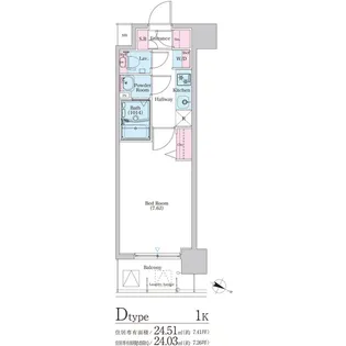 BPRレジデンス天満橋【0904号室】の間取り