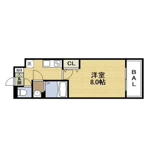 MARKST鶴見【9階】の間取り