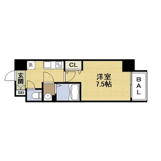 MARKST鶴見【3階】の間取り