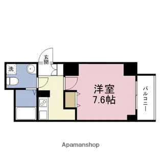 ドゥーエ玉造【13階】の間取り