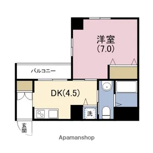 メゾン・ドゥ・シュシュ【3階】の間取り