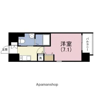 レオンコンフォート谷町六丁目【12階】の間取り