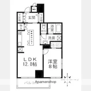 リーディア玉造駅前【15階】の間取り