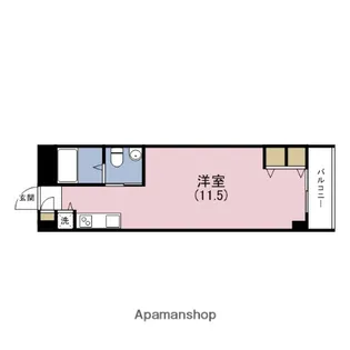 WK TAMATSUKURI【6階】の間取り