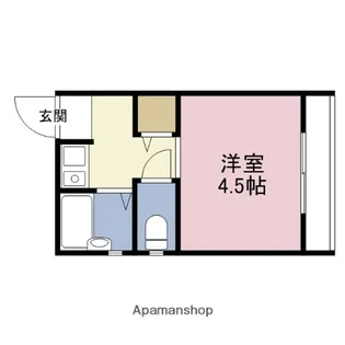 プチコート今里【2階】の間取り