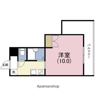 1Kの間取り画像