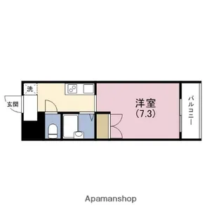 アーバンシティ上本町【6階】の間取り