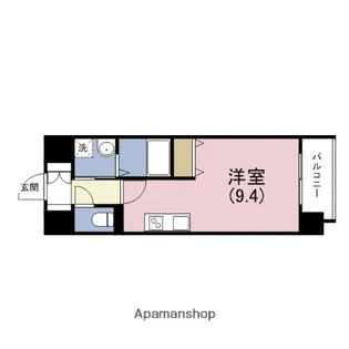エス・キュート城東中央【11階】の間取り