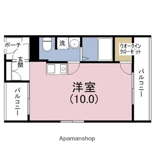 鶴橋末広ビル【2階】の間取り