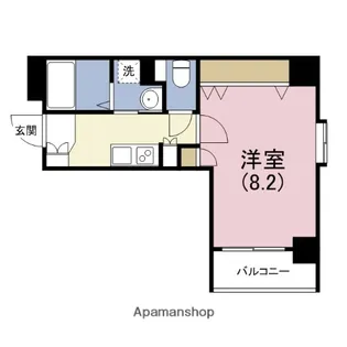 クレール玉造【5階】の間取り