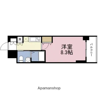 ディナスティ玉造【11階】の間取り