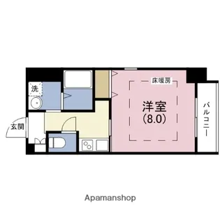 メゾントラン・ブルー【7階】の間取り