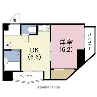 ゆずり葉【6階】の間取り