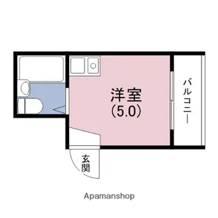 マキノマンション【5階】の間取り