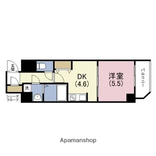 スワンズシティ大阪城南【6階】の間取り