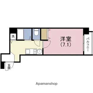 ランドマークシティ大阪城南【7階】の間取り