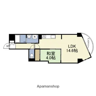 グランディール清水谷【3階】の間取り