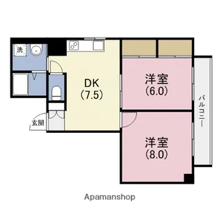 セイワパレス森ノ宮南【2階】の間取り