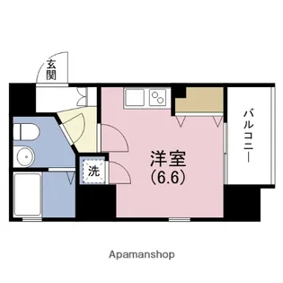 レジディア谷町【12階】の間取り