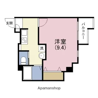 ステーションフロント緑橋【5階】の間取り
