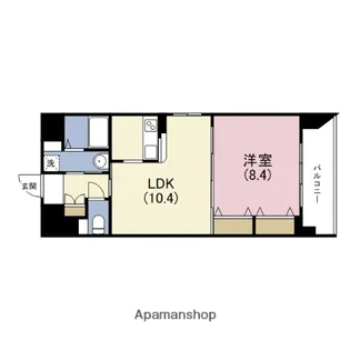 ビラージュプラム【6階】の間取り