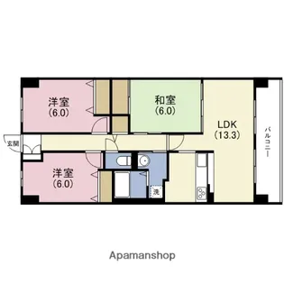 メロディーハイム緑橋弐番館【8階】の間取り