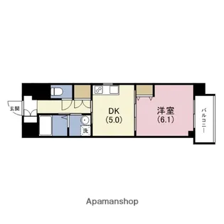 和宏一輝【4階】の間取り