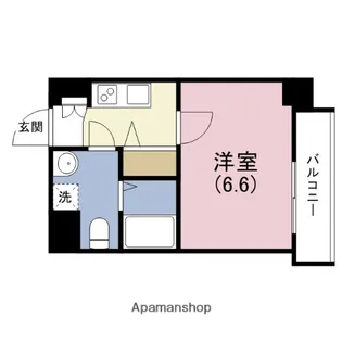 ジアコスモ大阪城南【7階】の間取り