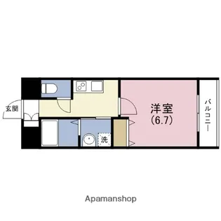 LASPERANZA MORINOMIYA(ラスペランザ森ノ宮)【3階】の間取り