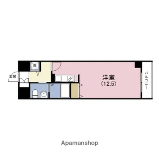 シティヒルズ安堂寺【5階】の間取り