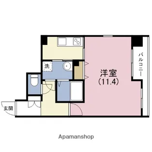 エイペックス上本町【4階】の間取り