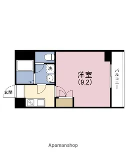 エバーグリーン龍造寺【2階】の間取り