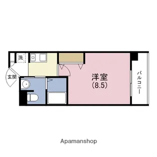 アーバンステージ安堂寺Ⅱ【11階】の間取り