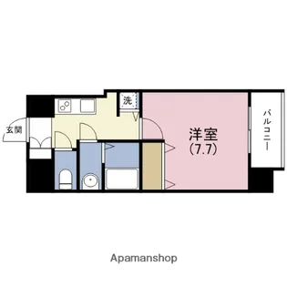 S−RESIDENCE緑橋駅前【13階】の間取り