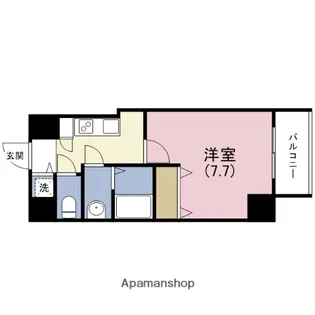 S−RESIDENCE緑橋駅前【11階】の間取り