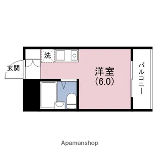 ライラックヴィラ大今里【2階】の間取り