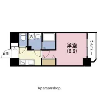 エスプレイス大阪城SOUTH【4階】の間取り