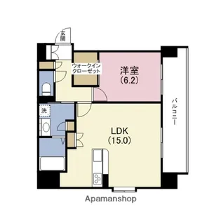 CASA FELICE【6階】の間取り